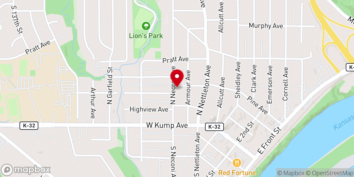 Map showing location of Christ First Ministries Inc