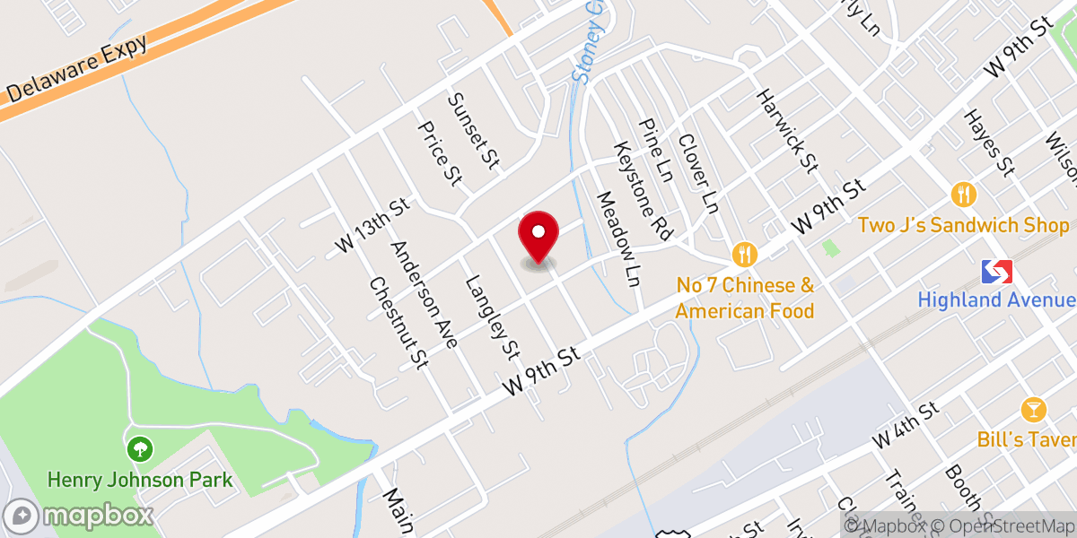 Map showing location of Church of the Overcomer