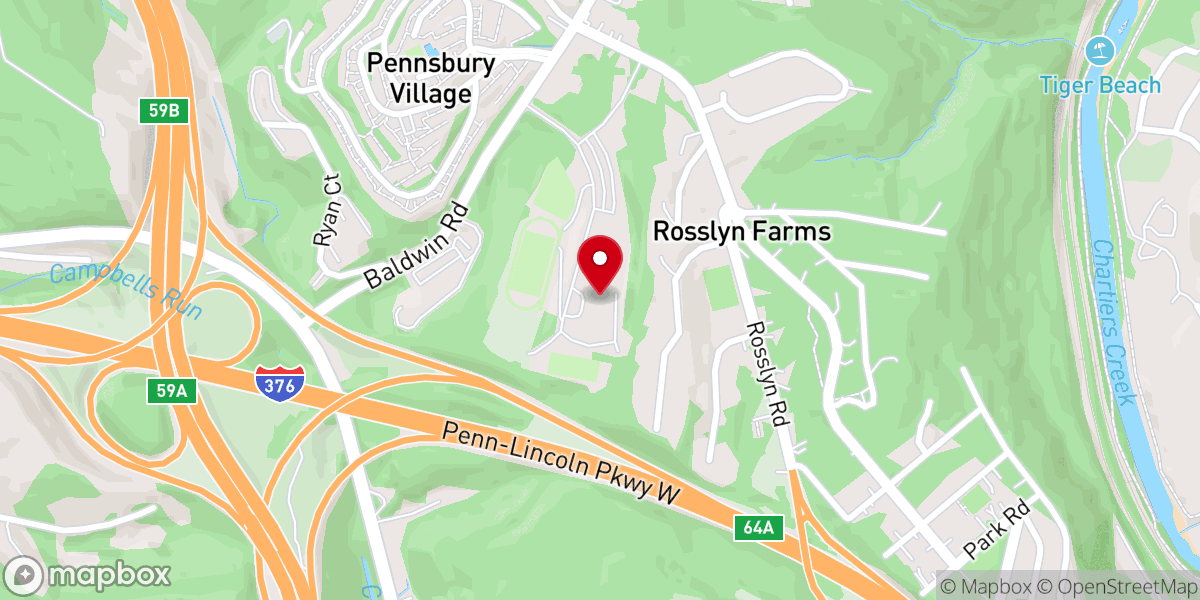 Map showing location of Hill City Church