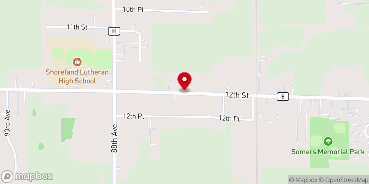 Map showing location of Somers