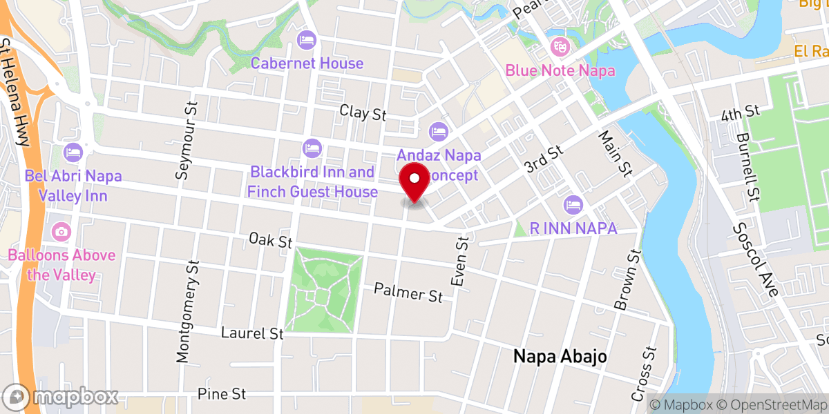 Map showing location of Valley Bible Chapel