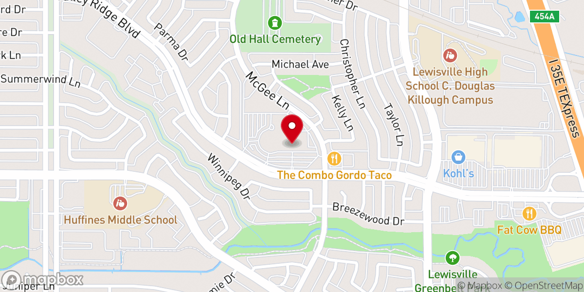 Map showing location of Christ Freedom Church
