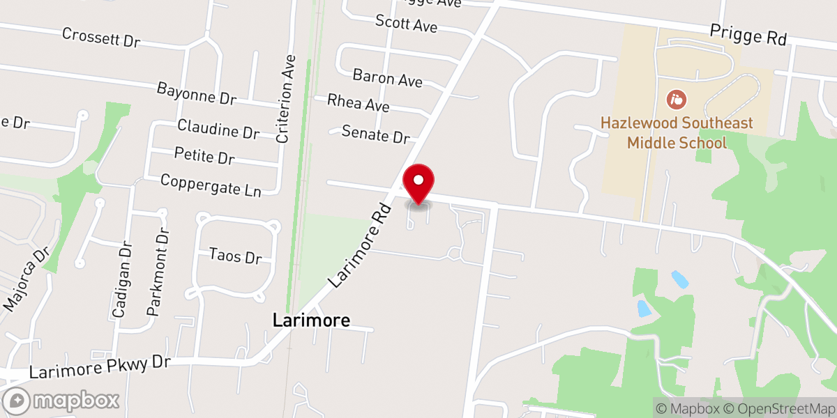 Map showing location of First Church of God