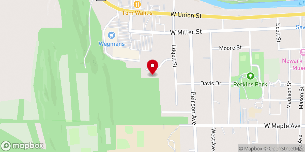 Map showing location of Redeemer Lutheran Church