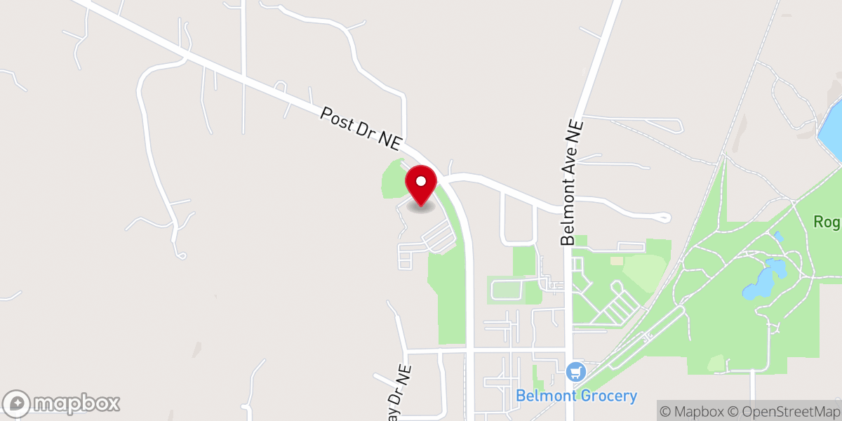 Map showing location of Wolverine Worldwide Family YMCA