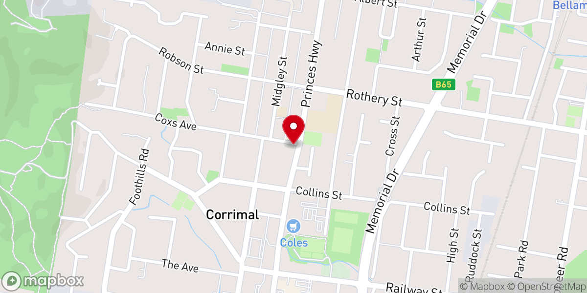 Map showing location of St Michael's Anglican Church, Corrimal