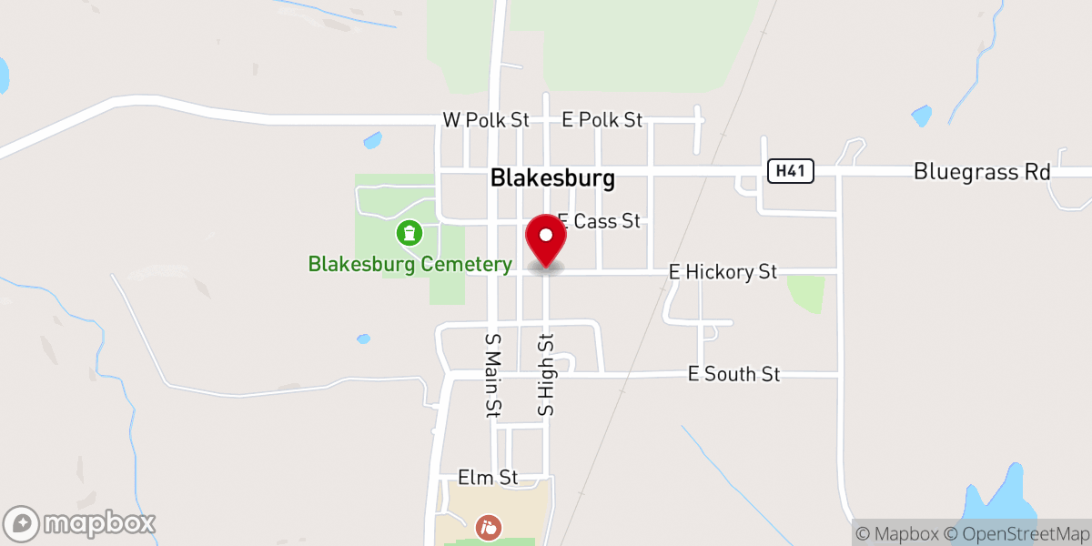 Map showing location of Loving Shepherd - Food Pantry