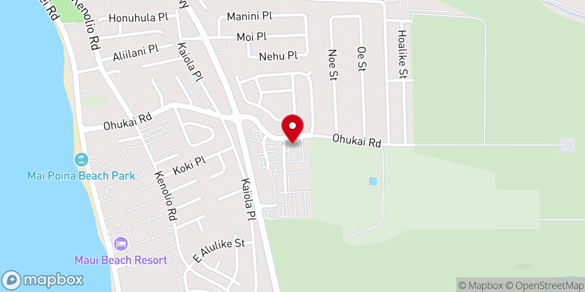 Map showing location of Pentecostal Missionary Church of Christ (4th Watch) Kihei Locale