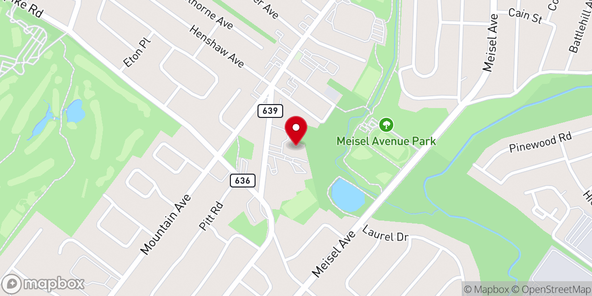 Map showing location of St. James the Apostle Roman Catholic Church