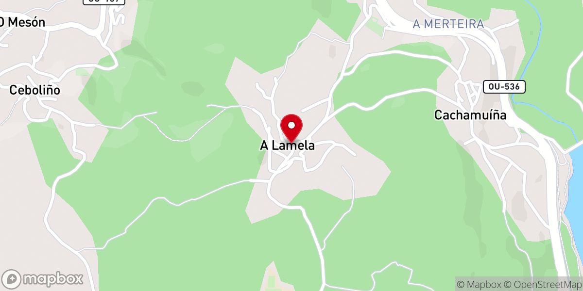 Map showing location of Capela de San Caetano