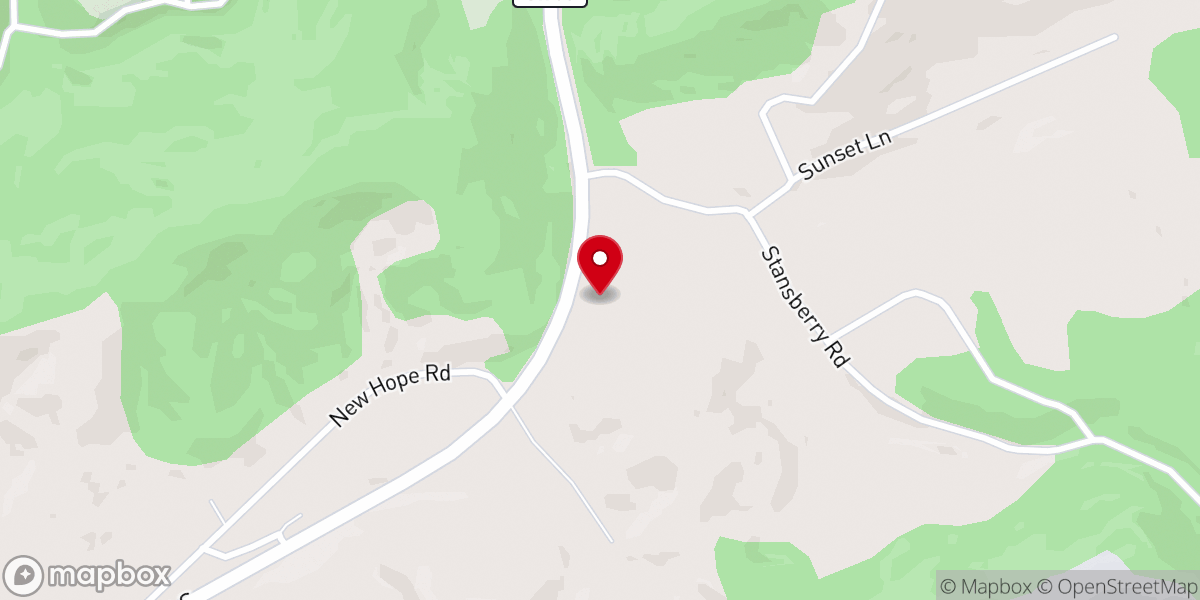 Map showing location of Sunrise Missionary Baptist Church