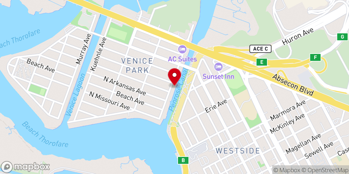 Map showing location of United Body of Christ Ministries