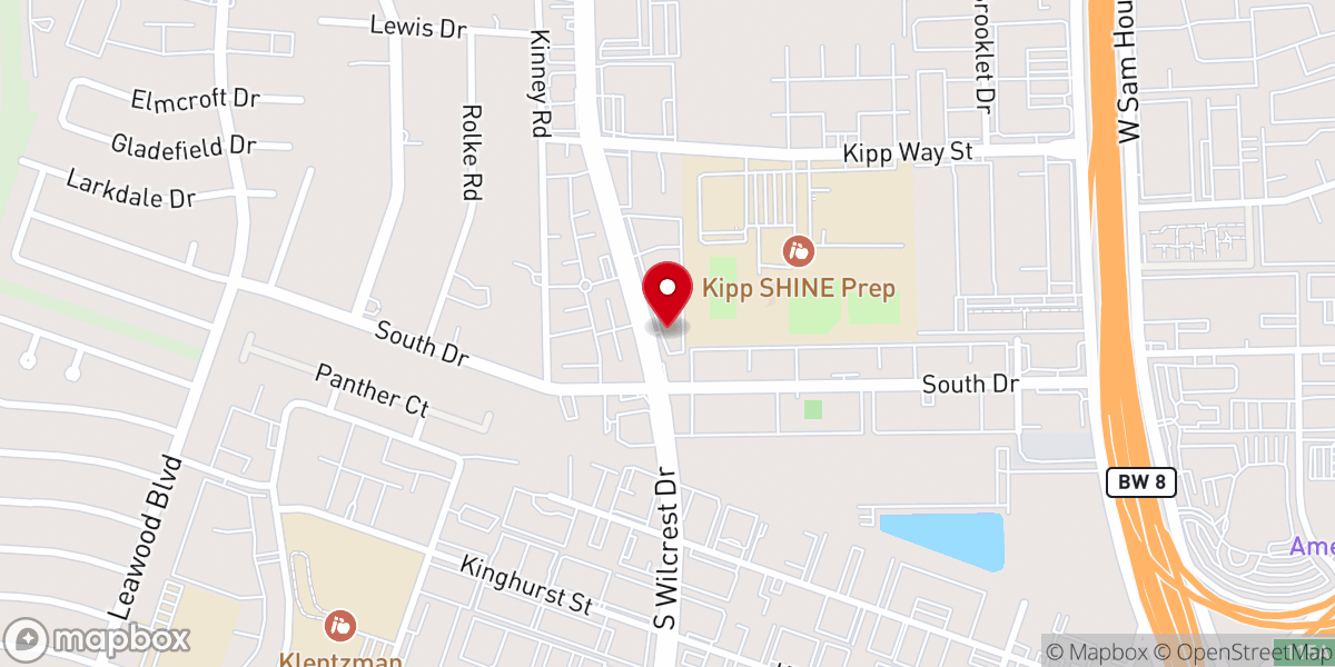 Map showing location of Voice of Evangelism International Church