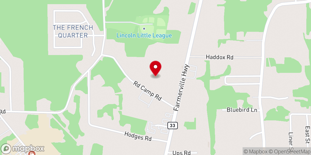 Map showing location of Lincoln Parish Detention Center