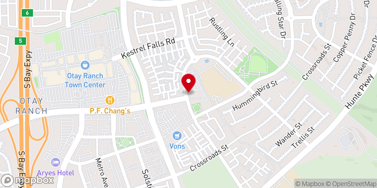 Map showing location of Concordia Church