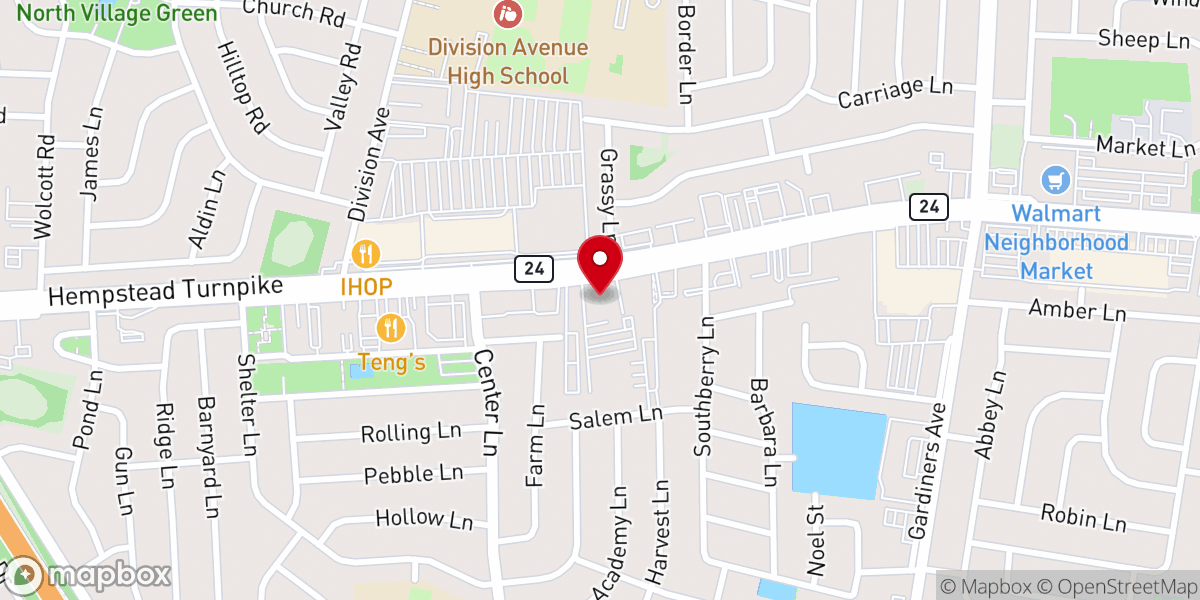 Map showing location of Iglesia Cristiana Shamar