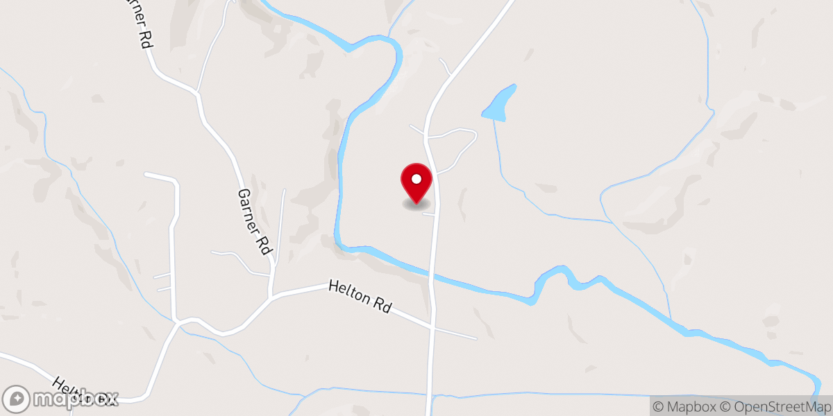 Map showing location of Lone Hickory Indoor Arena