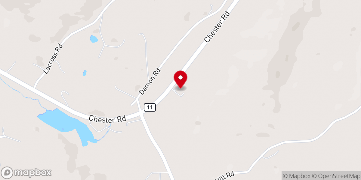Map showing location of Church of Christ