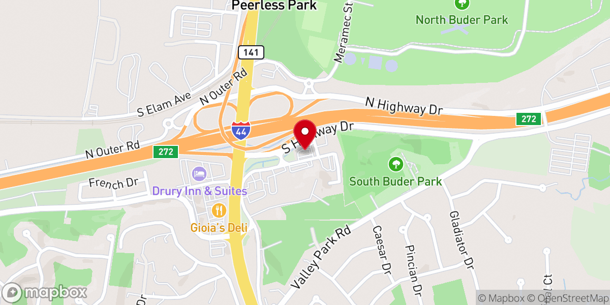 Map showing location of Champions Community Church