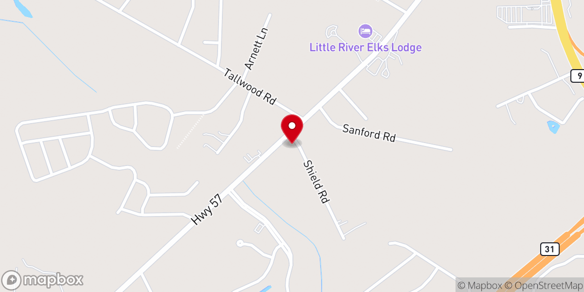 Map showing location of North Strand Chapel