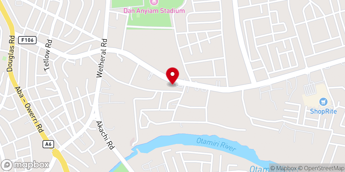 Map showing location of St James Angilican Church