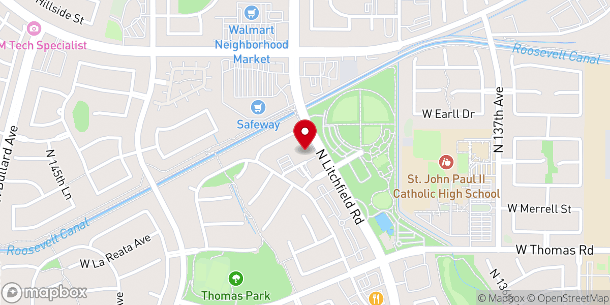 Map showing location of King of Kings Church