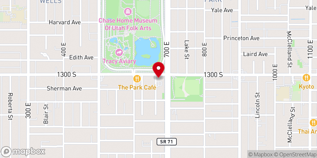 Map showing location of Gospel Grace Church