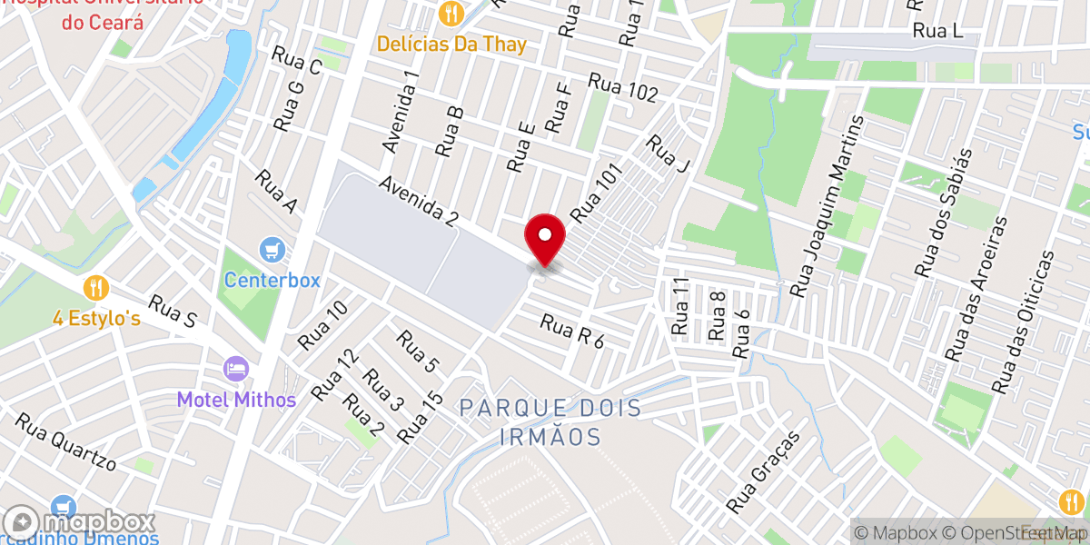 Map showing location of AD Reformada Pentecostal