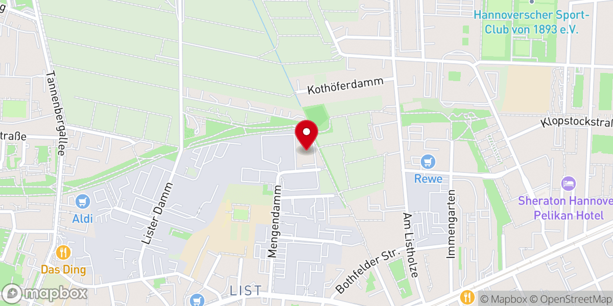 Map showing location of ELIM Hannover