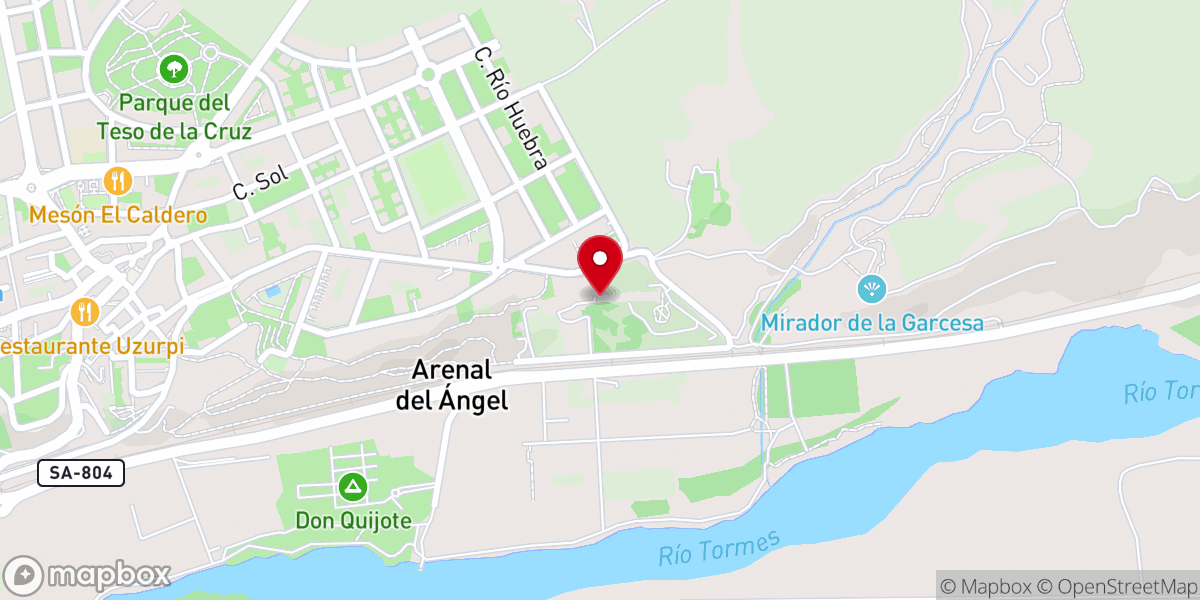 Map showing location of Convento Carmelitas Descalzas