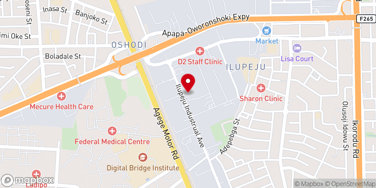 Map showing location of The Fountain Of Life Church