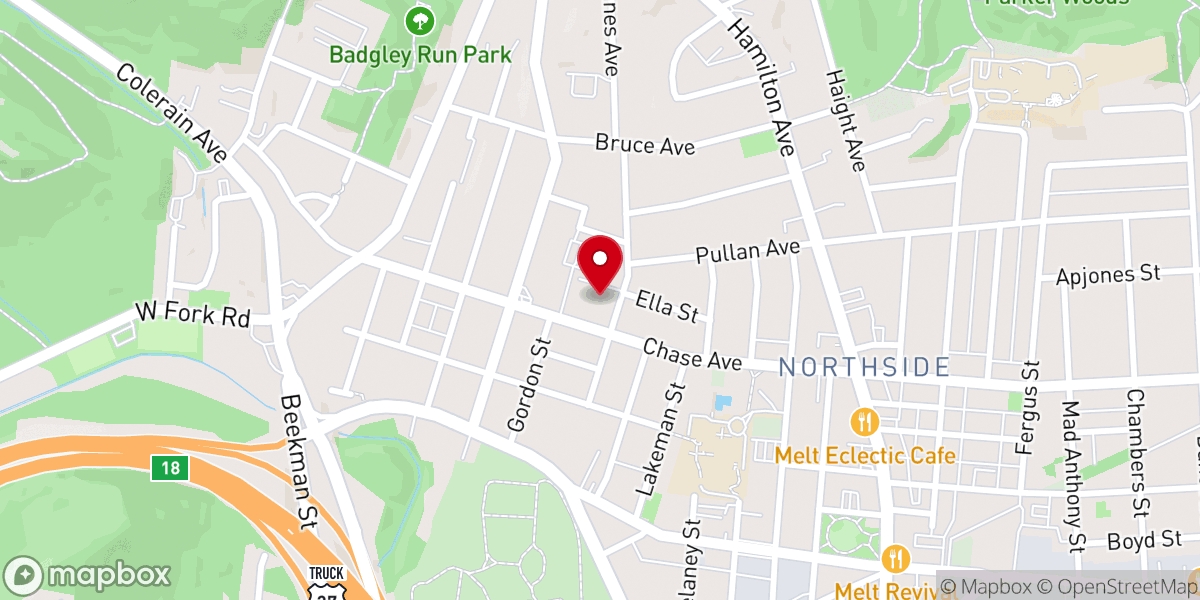 Map showing location of St Boniface Church