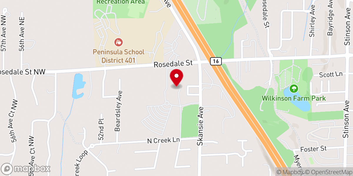 Map showing location of Chapel Hill Pre-School