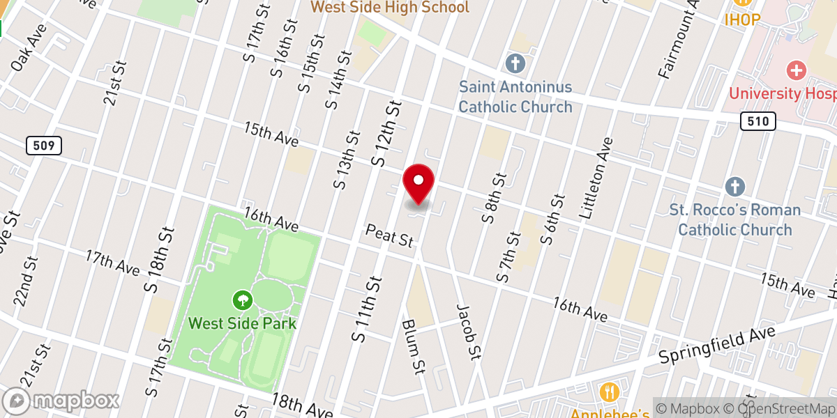 Map showing location of Good Newd Sounds Of Pentecost Ministries