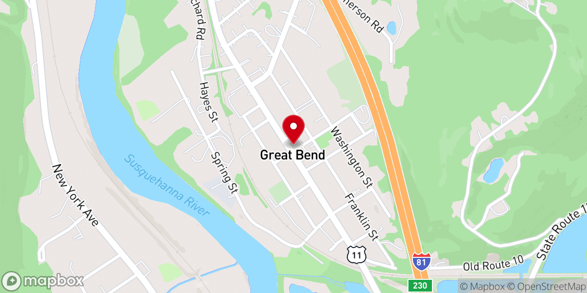 Map showing location of Community Methodist Church