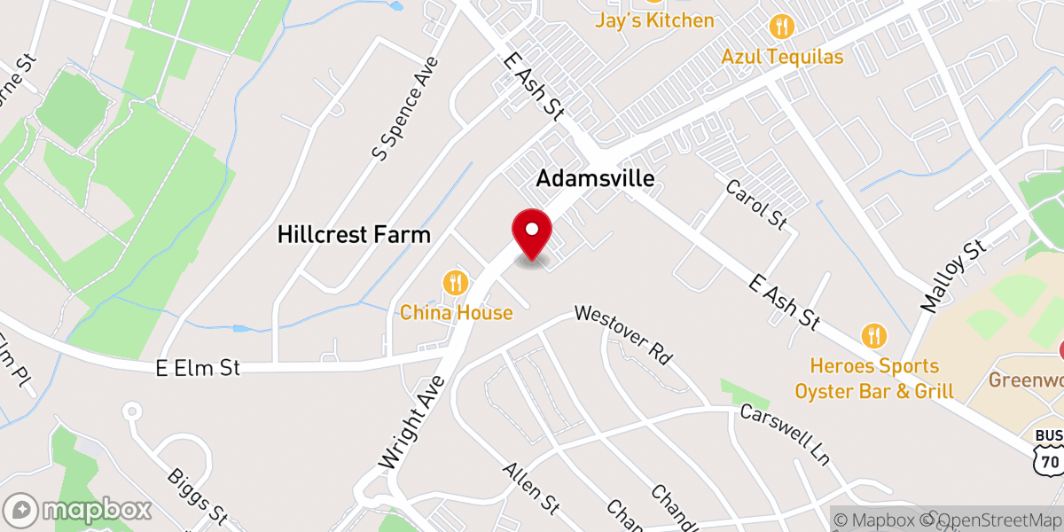 Map showing location of One Church