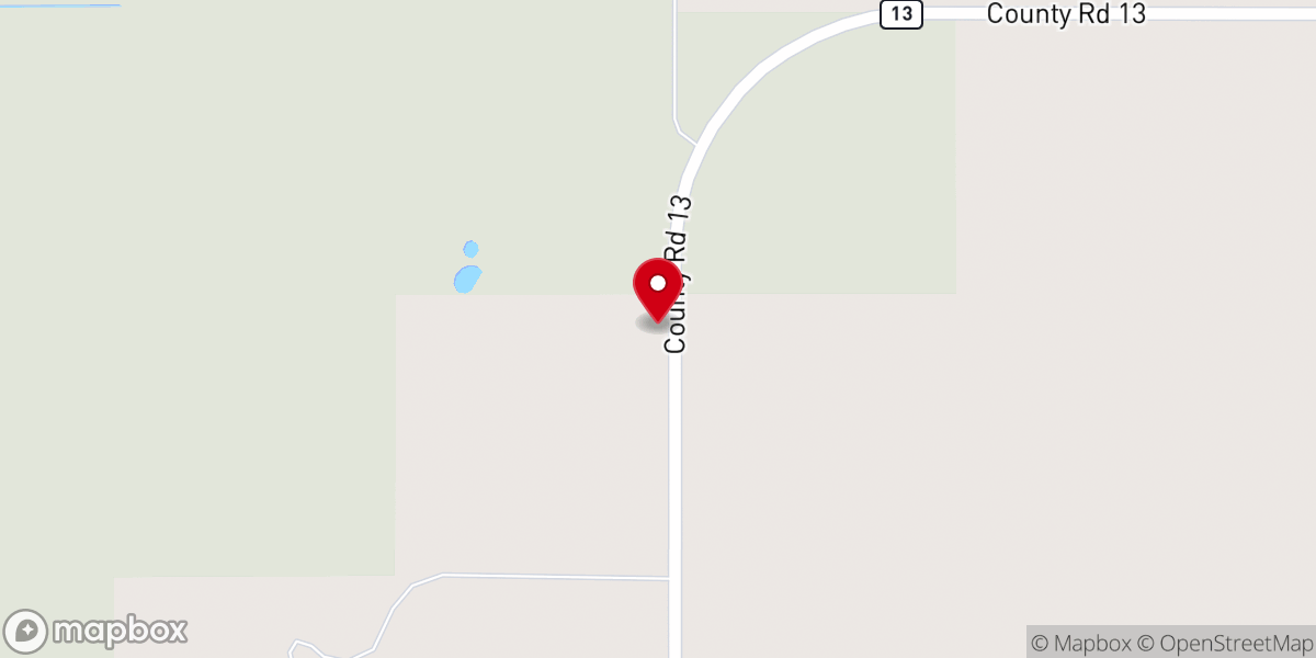 Map showing location of Norland Free Lutheran Church