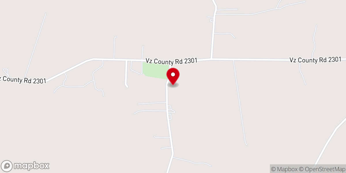 Map showing location of Old Bethel Missionary Baptist Church Fellowship Hall