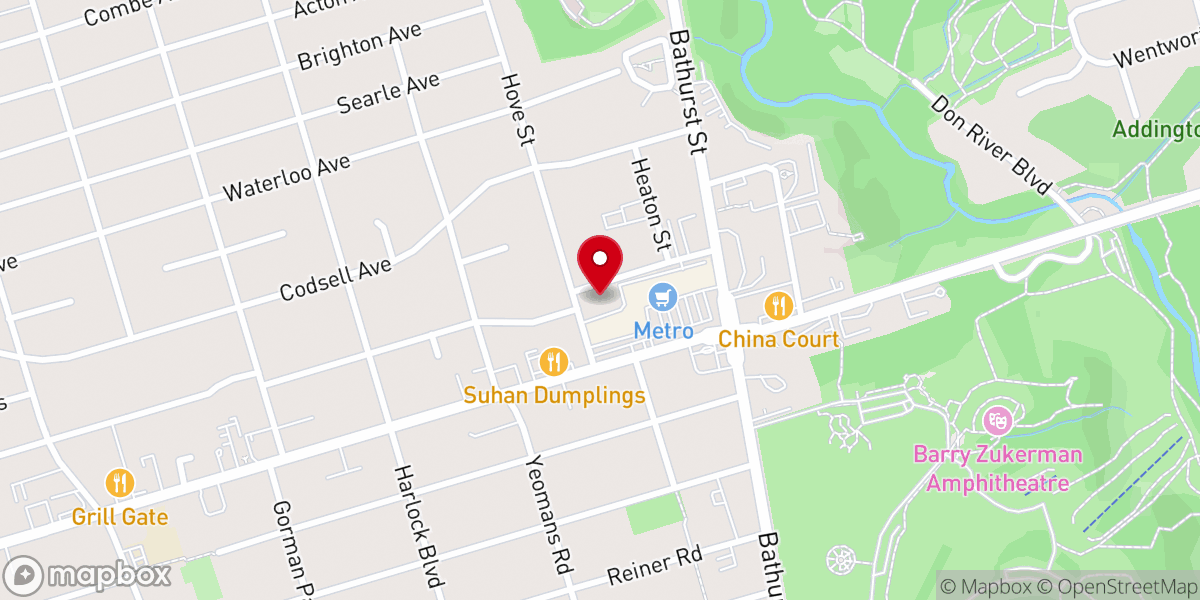 Map showing location of Amazing Grace Baptist Church