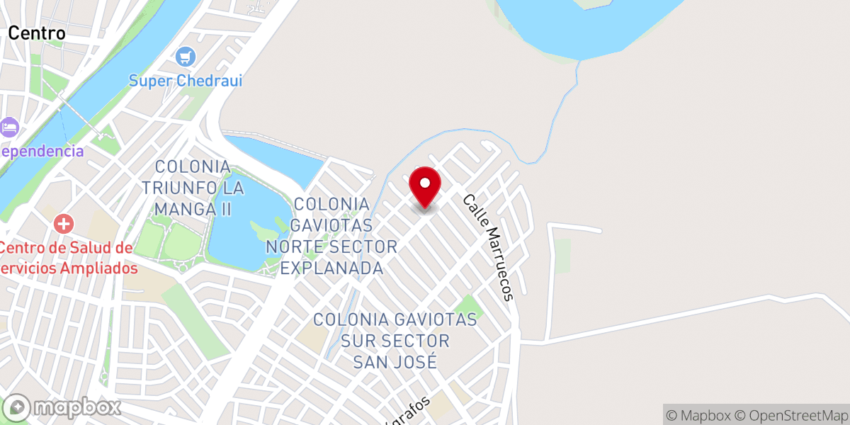 Map showing location of Iglesia Cristiana Estrella De Belén