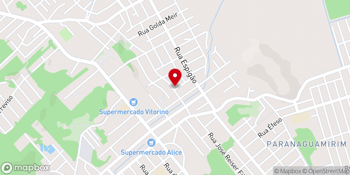 Map showing location of Igreja Pentecostal Ungidos do Senhor Independente