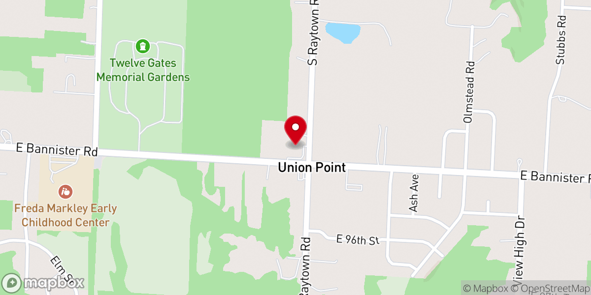 Map showing location of Dayspring Pentecostal Church