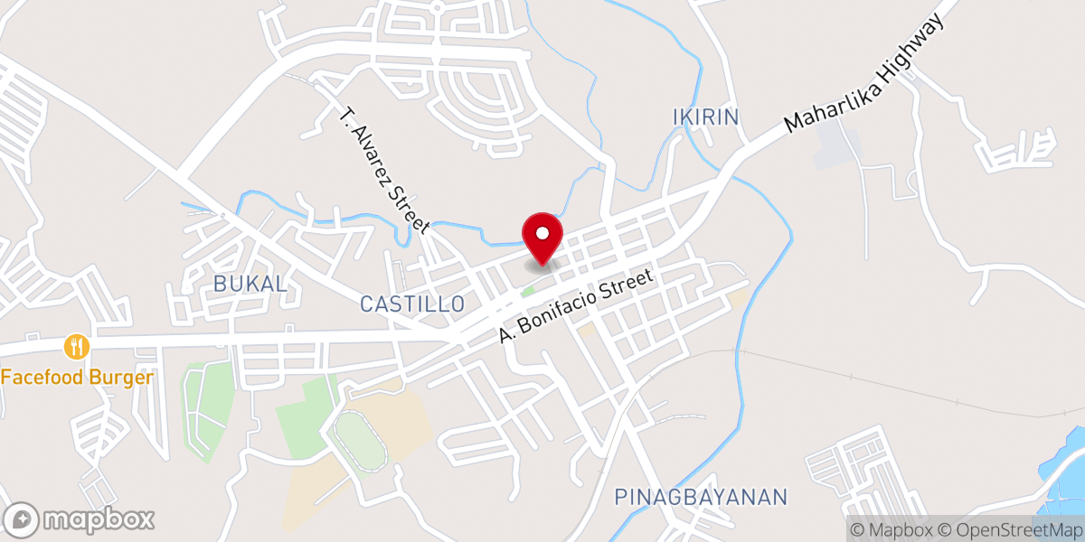Map showing location of St. Catherine of Alexandria Parish Church - 1 Castillo, Pagbilao, Quezon (Diocese of Lucena)