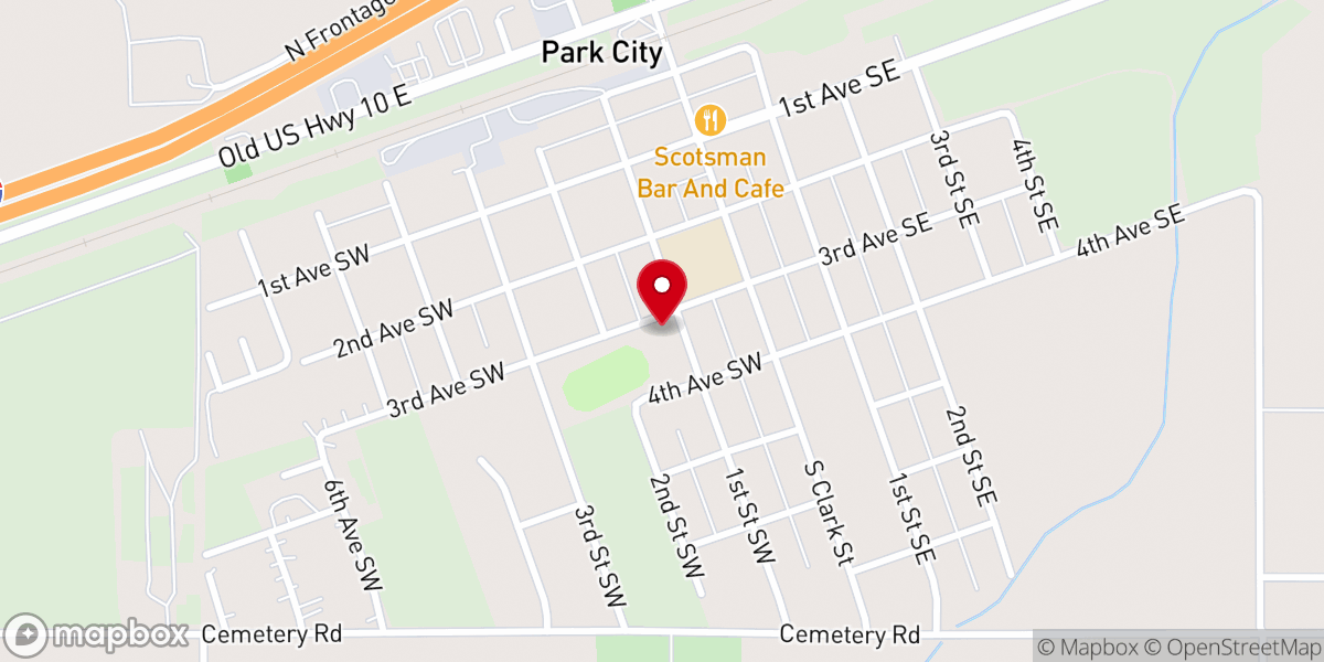 Map showing location of St Paul Lutheran Church and Little Fishes Preschool