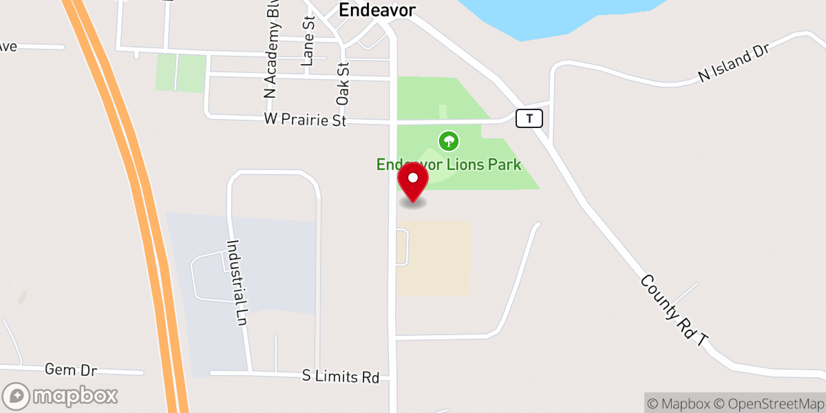 Map showing location of Ada Mills Donner & Melvin R. Donner Civic Center
