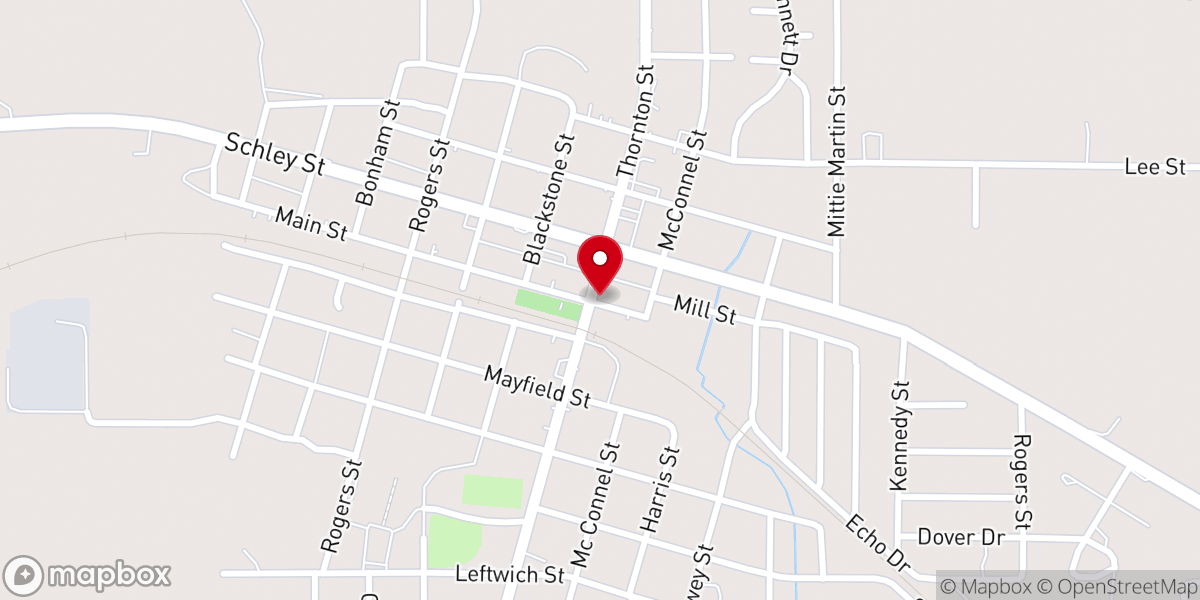 Map showing location of Christ The King Church