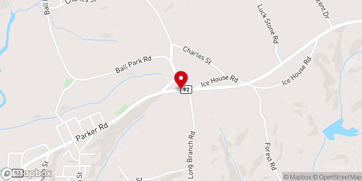 Map showing location of Enoree Methodist Church