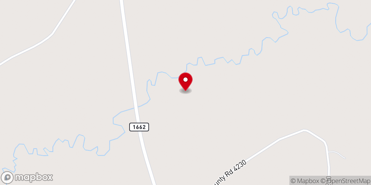 Map showing location of Laneville Church-God In Christ