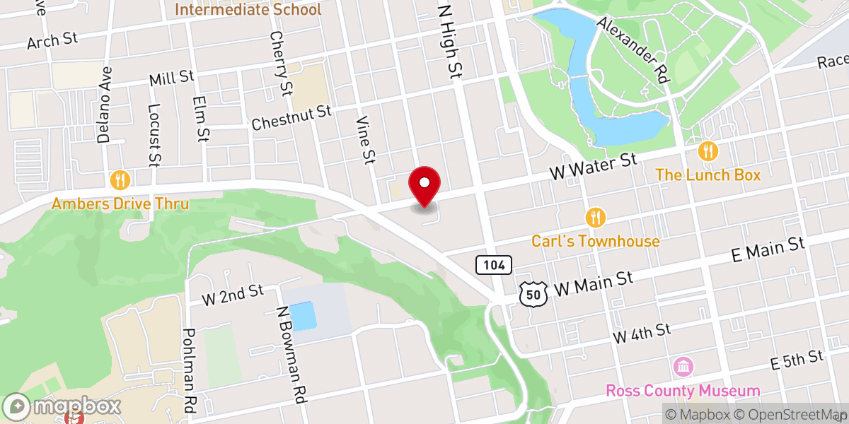 Map showing location of New City Church
