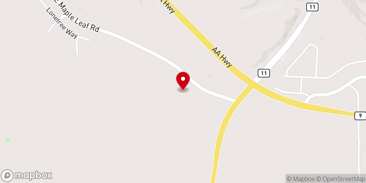 Map showing location of TurningPoint Church